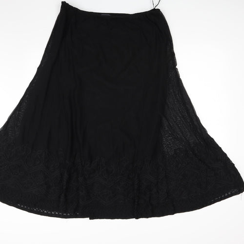Windmoor Womens Black   Flare Skirt Size M