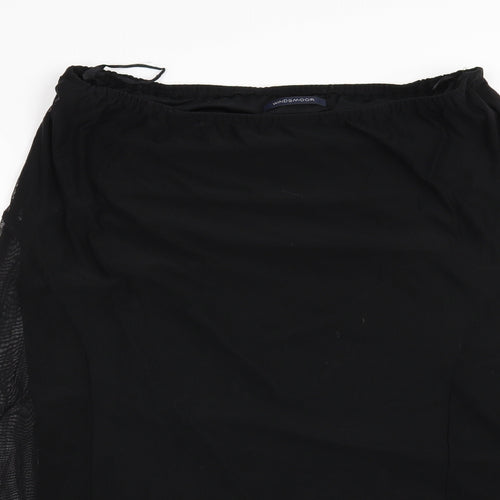 Windmoor Womens Black   Flare Skirt Size M