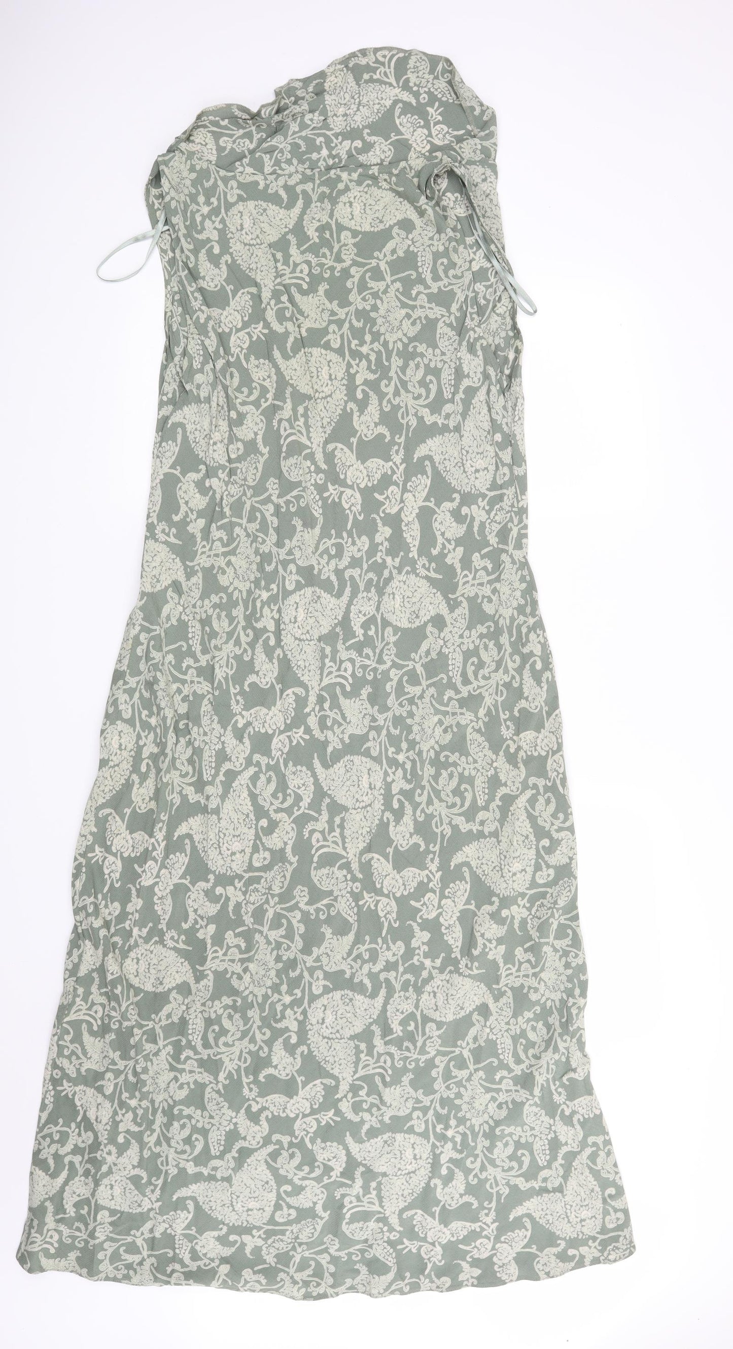 Casual Club Womens Green Floral  A-Line  Size 16