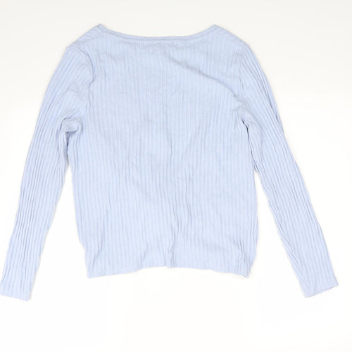 New Look Womens Blue  Knit Pullover Jumper Size 14