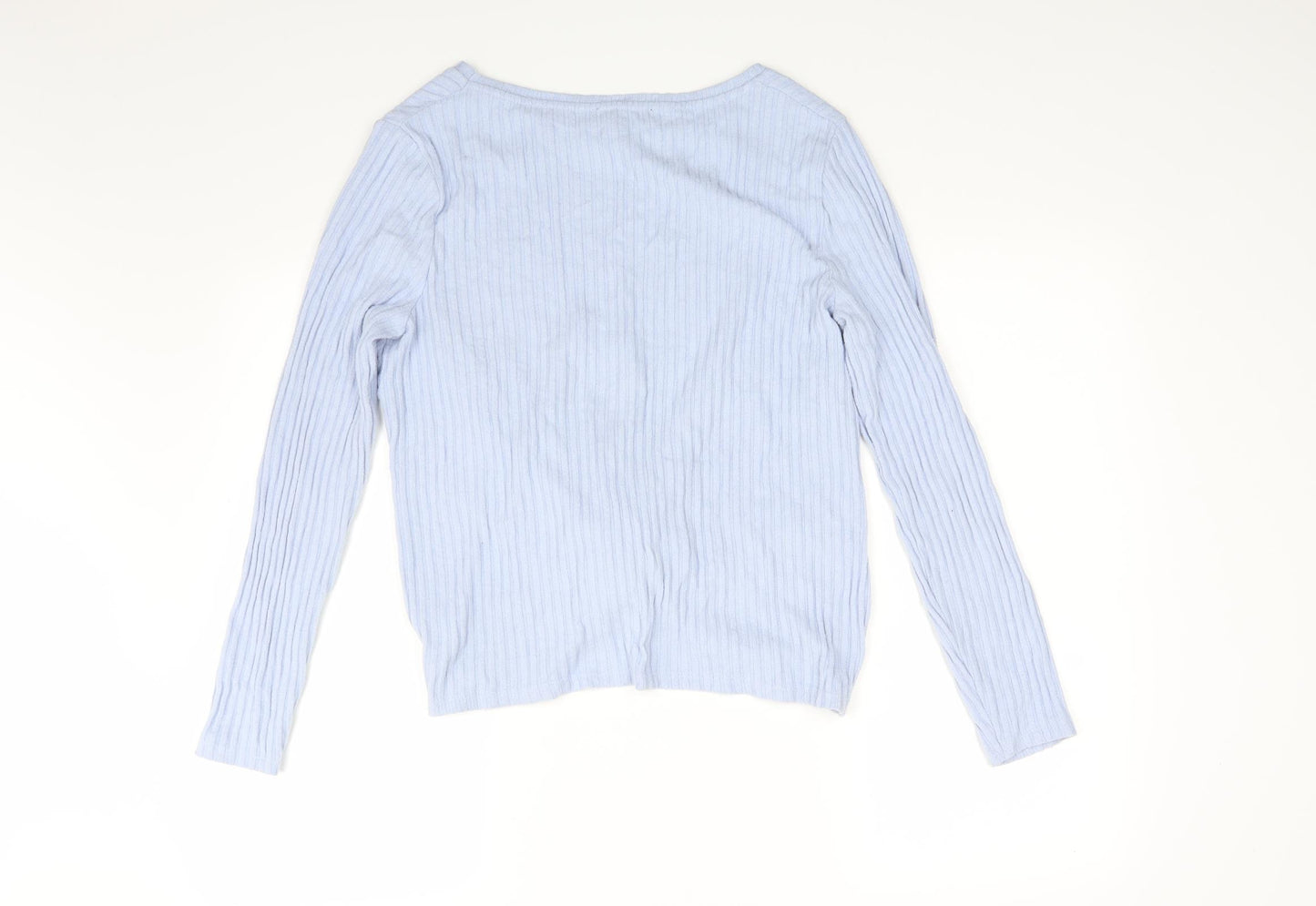 New Look Womens Blue  Knit Pullover Jumper Size 14