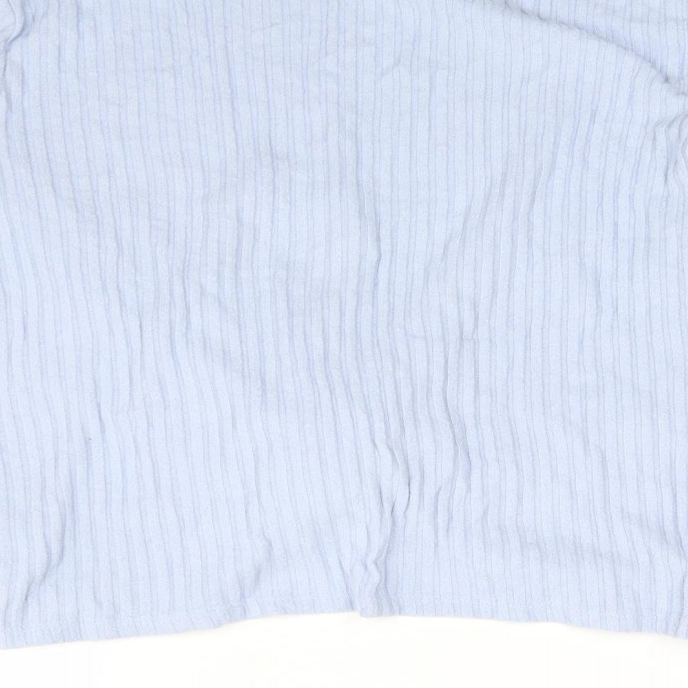 New Look Womens Blue  Knit Pullover Jumper Size 14
