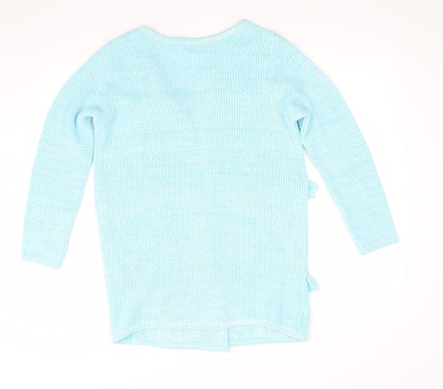 Afibel Womens Blue  Knit Cardigan Jumper Size 14