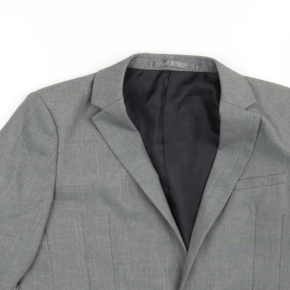 Matalan Boys Grey   Jacket Blazer Size 10-11 Years