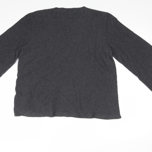 Monsoon Womens Grey  Knit Pullover Jumper Size L