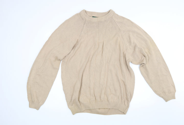 Hawkshead Womens Beige Knit Pullover Jumper Size L