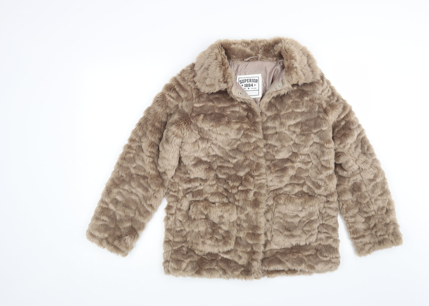 Marks and Spencer Girls Brown   Jacket Coat Size 11-12 Years