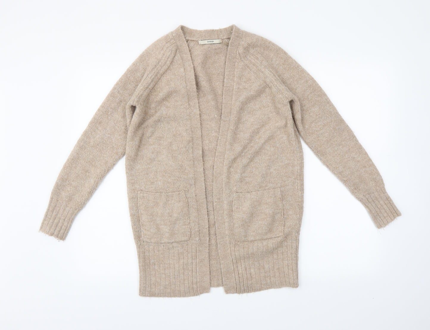 geogre Womens Beige   Wrap Jumper Size S