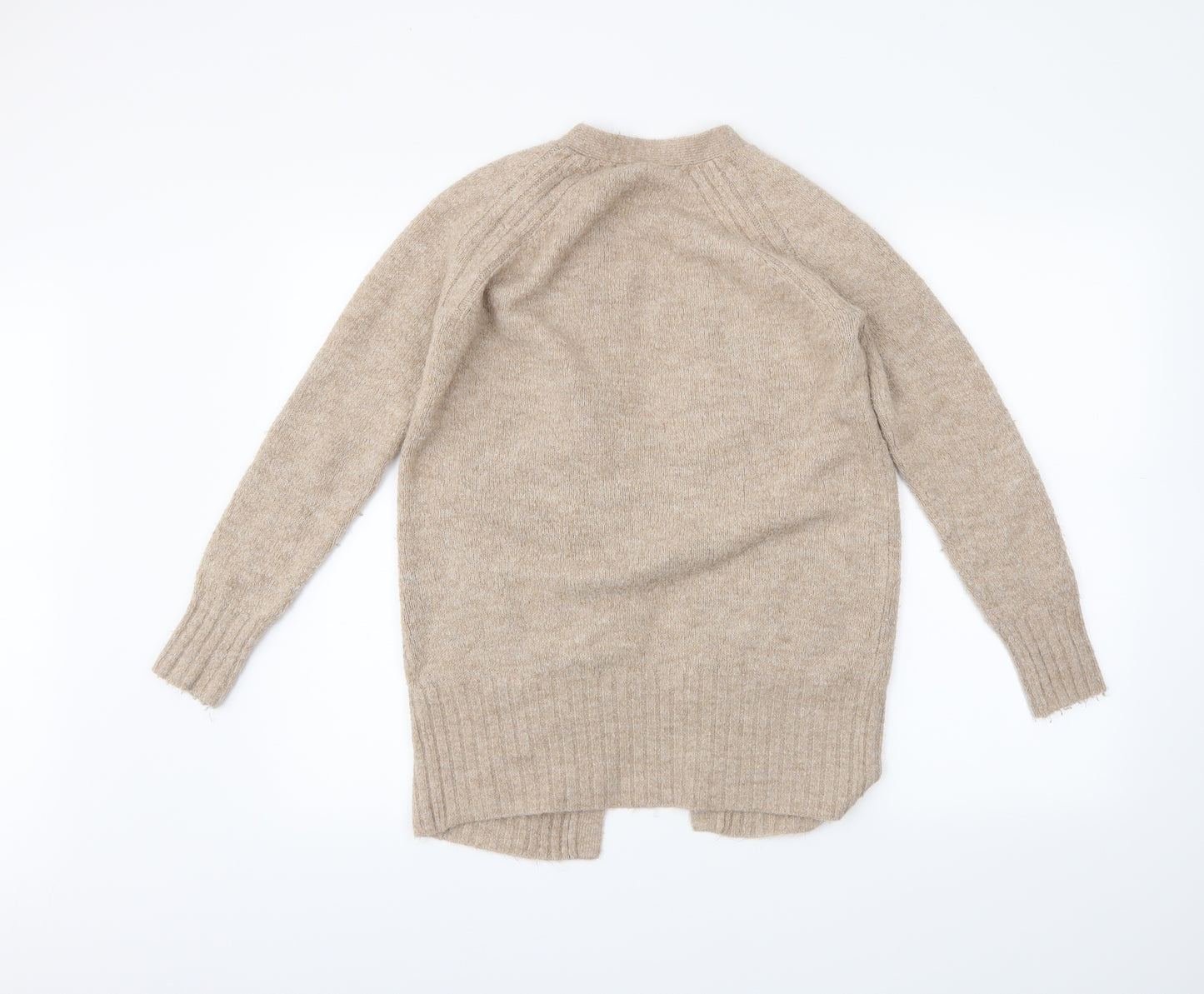 geogre Womens Beige   Wrap Jumper Size S