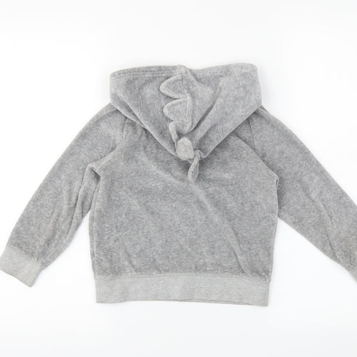 NEXT Girls Grey   Pullover Hoodie Size 4-5 Years