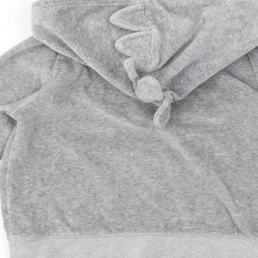 NEXT Girls Grey   Pullover Hoodie Size 4-5 Years