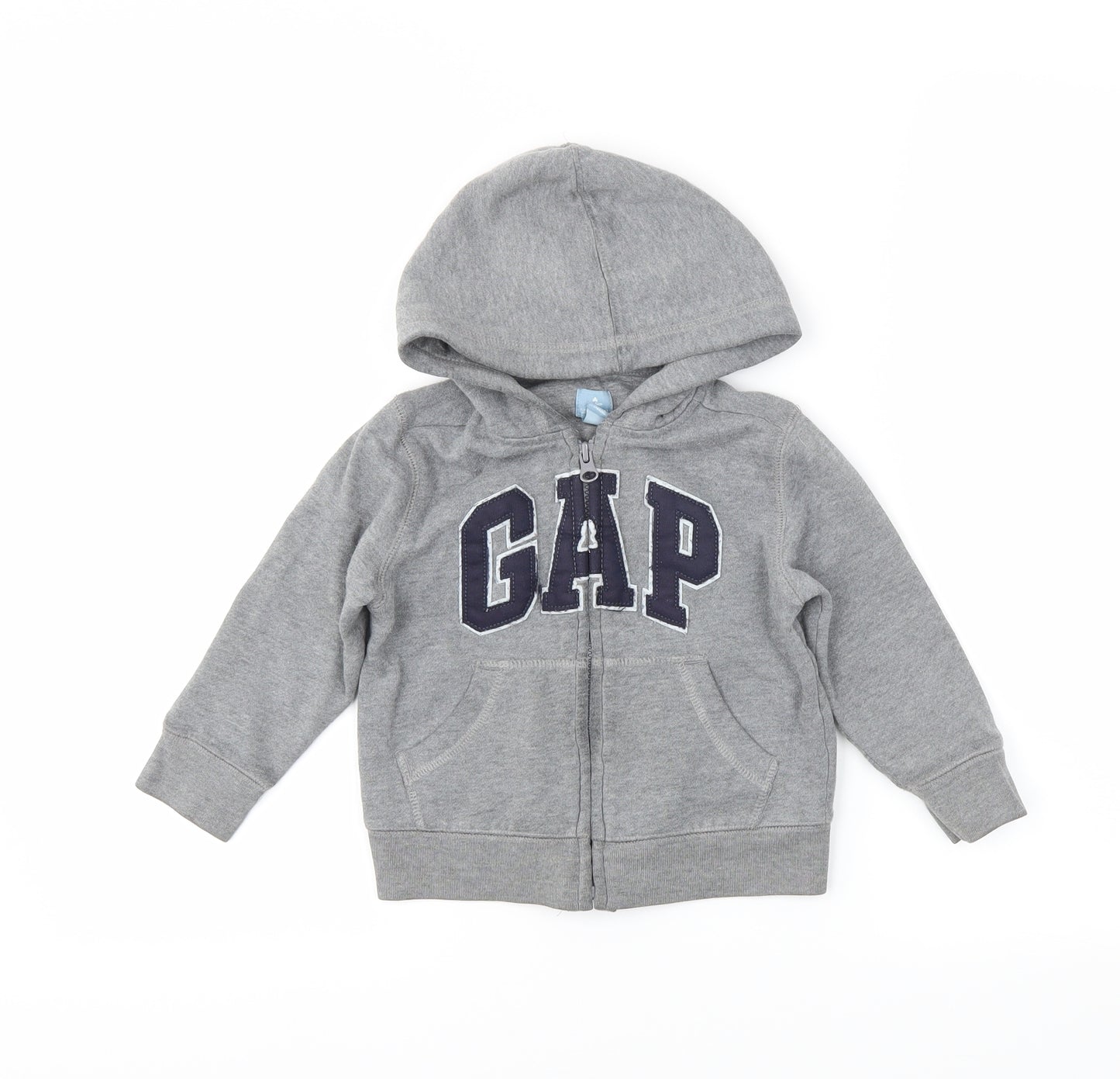 Gap Boys Grey   Full Zip Hoodie Size 2 Years