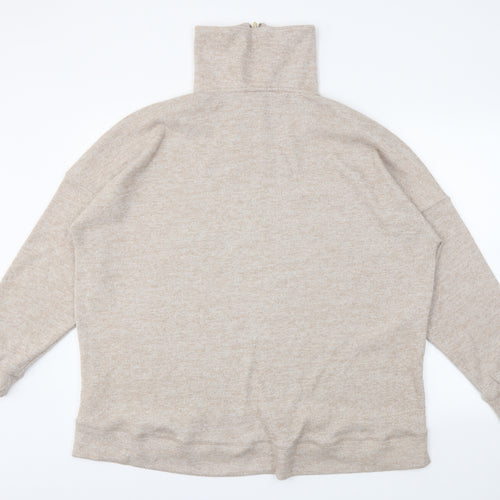 NEXT Womens Beige   Henley Jumper Size 22