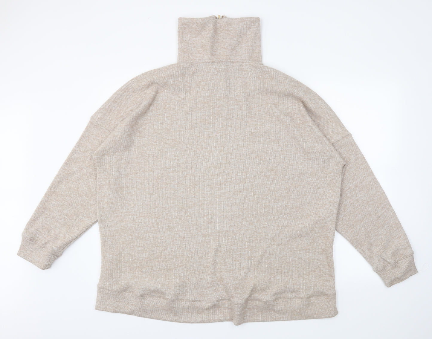 NEXT Womens Beige   Henley Jumper Size 22