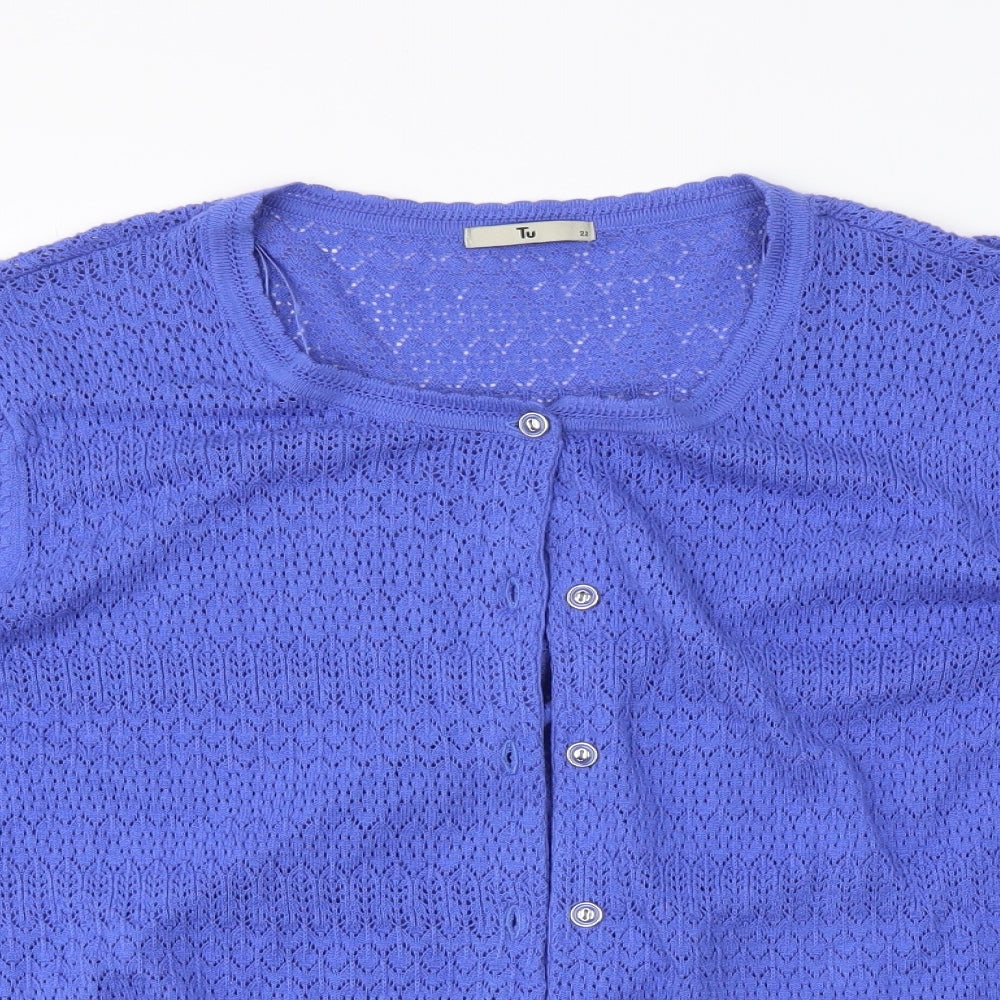 TU Womens Blue   Cardigan Jumper Size 22