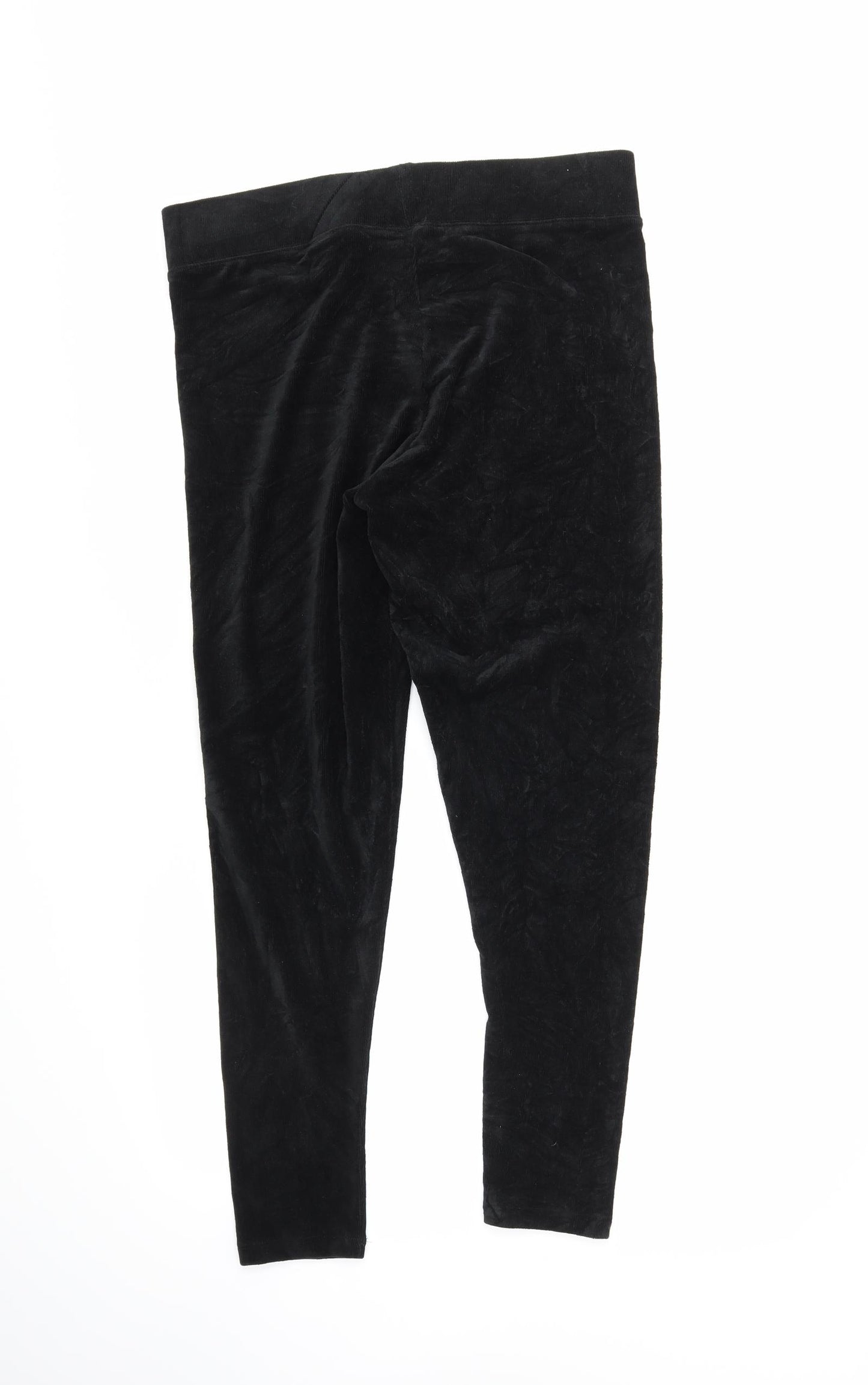 M&S Womens Black   Jogger Leggings Size 16 L26 in