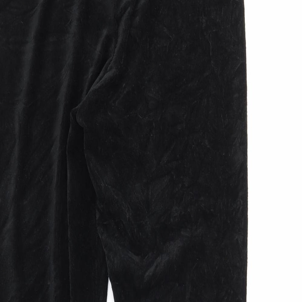 M&S Womens Black   Jogger Leggings Size 16 L26 in