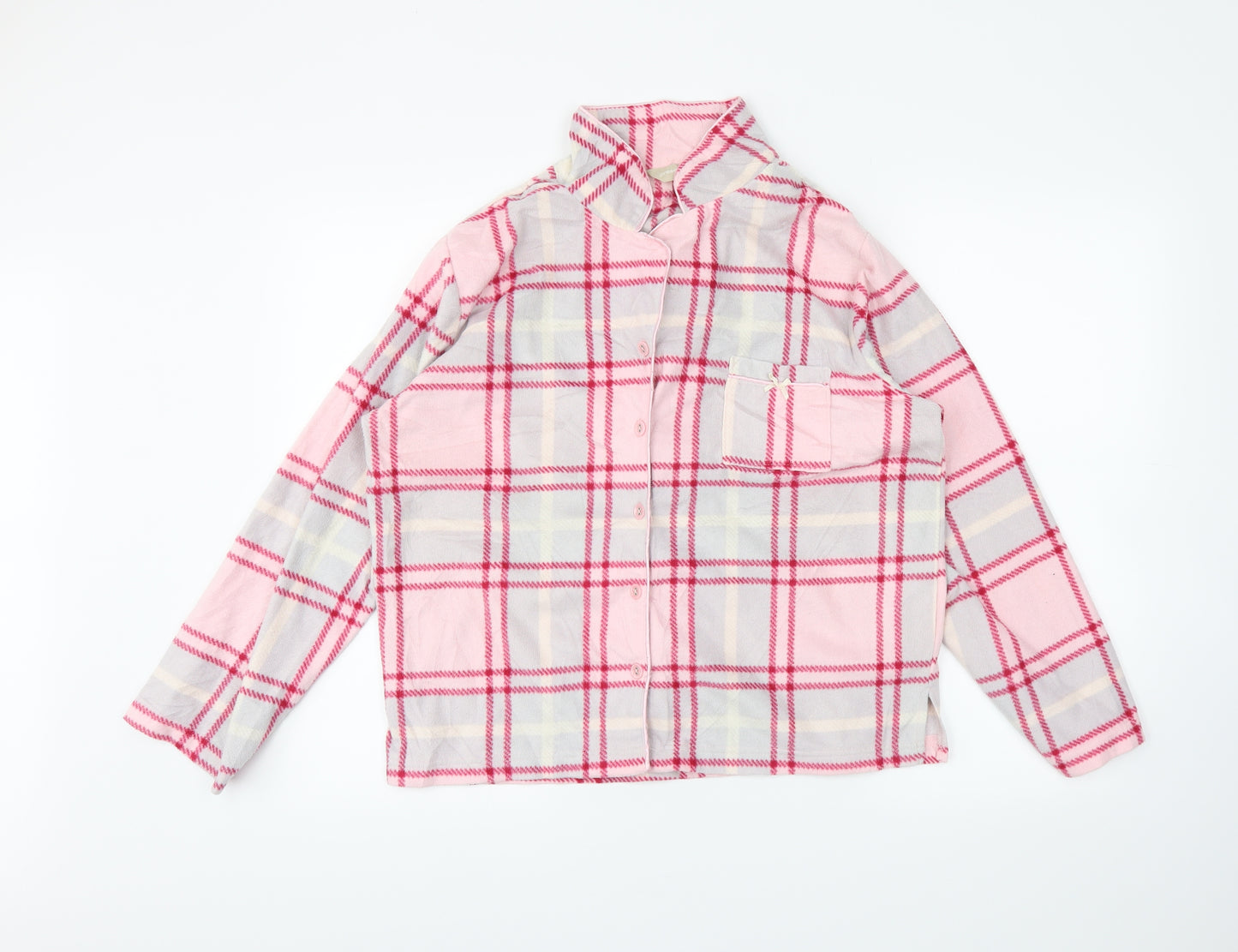 Presence Womens Pink Plaid  Cami Pyjama Top Size 12