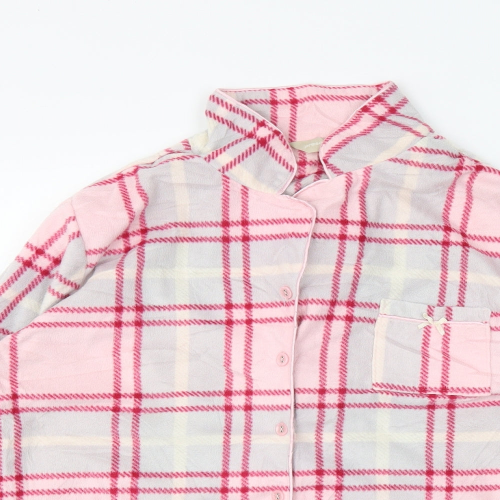 Presence Womens Pink Plaid  Cami Pyjama Top Size 12