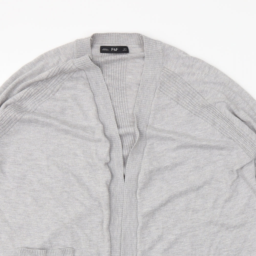 F&F Womens Grey   Wrap Jumper Size 10