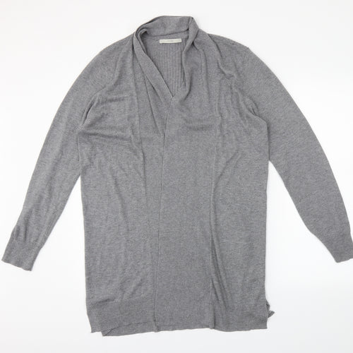 George Womens Grey   Wrap Jumper Size L