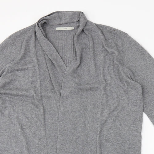 George Womens Grey   Wrap Jumper Size L