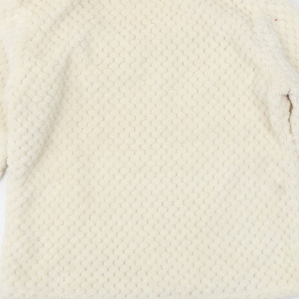 George Womens Ivory Solid  Capri Pyjama Top Size 8
