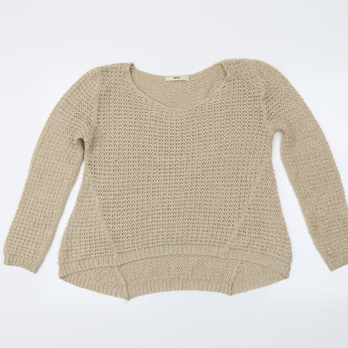 Oasis Womens Gold   Pullover Jumper Size S