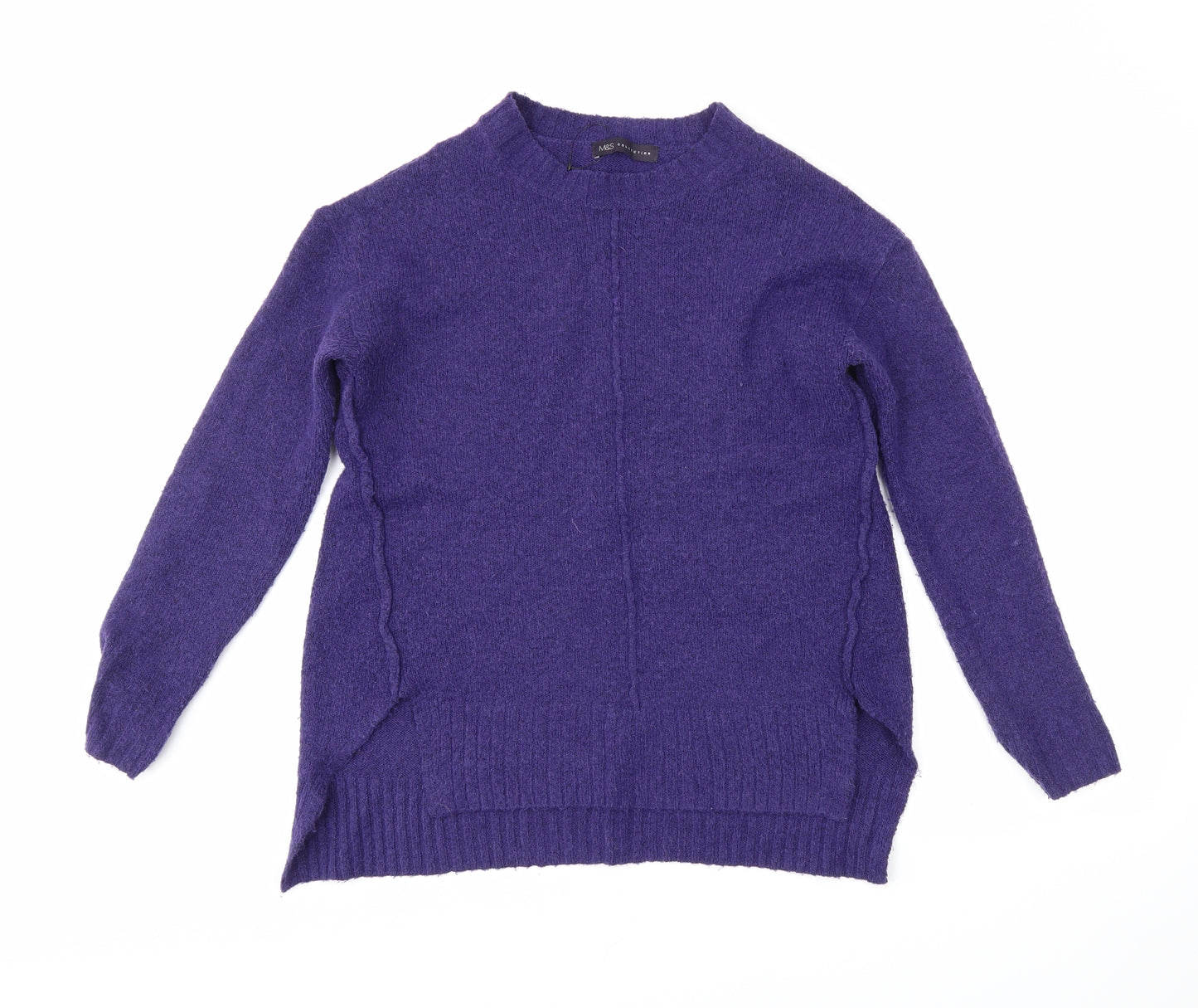 M&S Womens Purple   Pullover Jumper Size S
