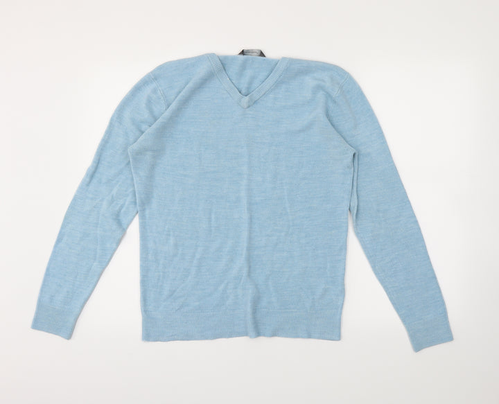 Cedar Wood State Mens Blue   Pullover Jumper Size M