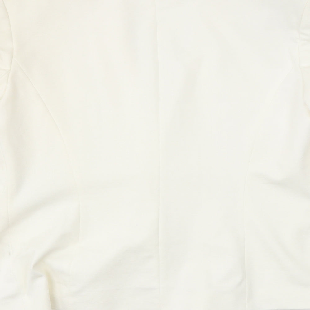 Miss Selfridge Womens Ivory   Jacket Blazer Size 12