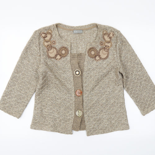 M&S Womens Beige   Jacket  Size M