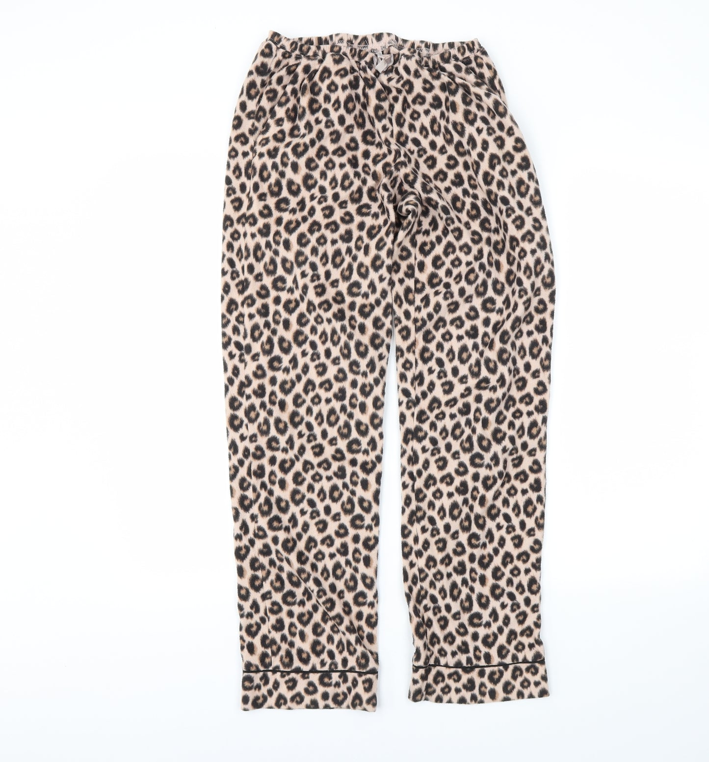 NEXT Womens Beige Animal Print  Capri Pyjama Pants Size XS