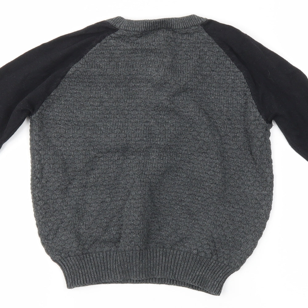 George Boys Grey   Pullover Jumper Size 4-5 Years