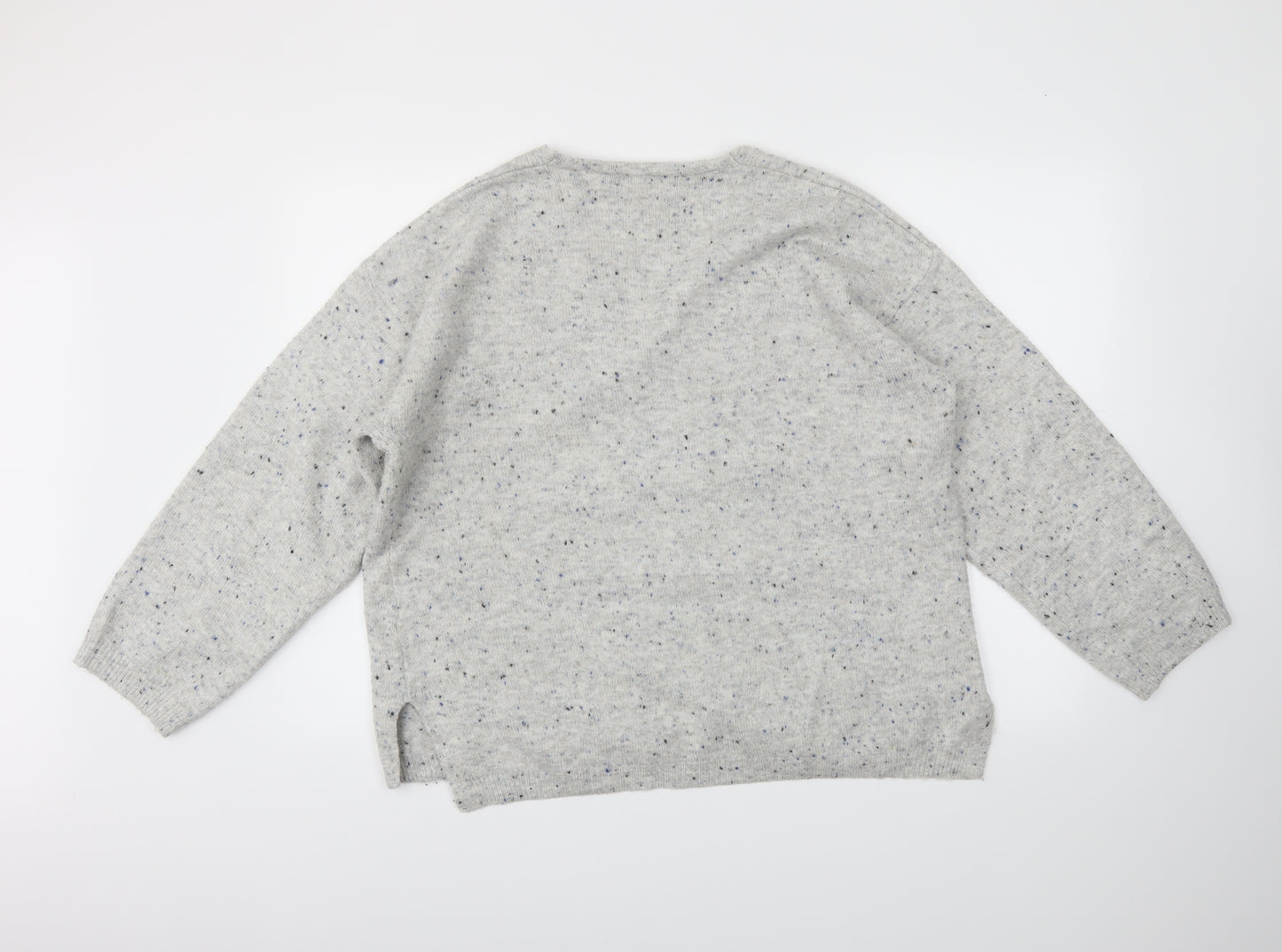 M&S Womens Grey   Pullover Jumper Size L