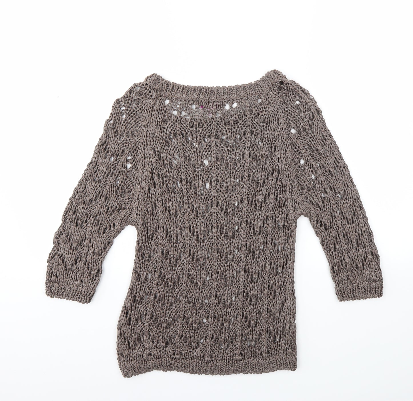 M&S Womens Brown   Pullover Jumper Size M