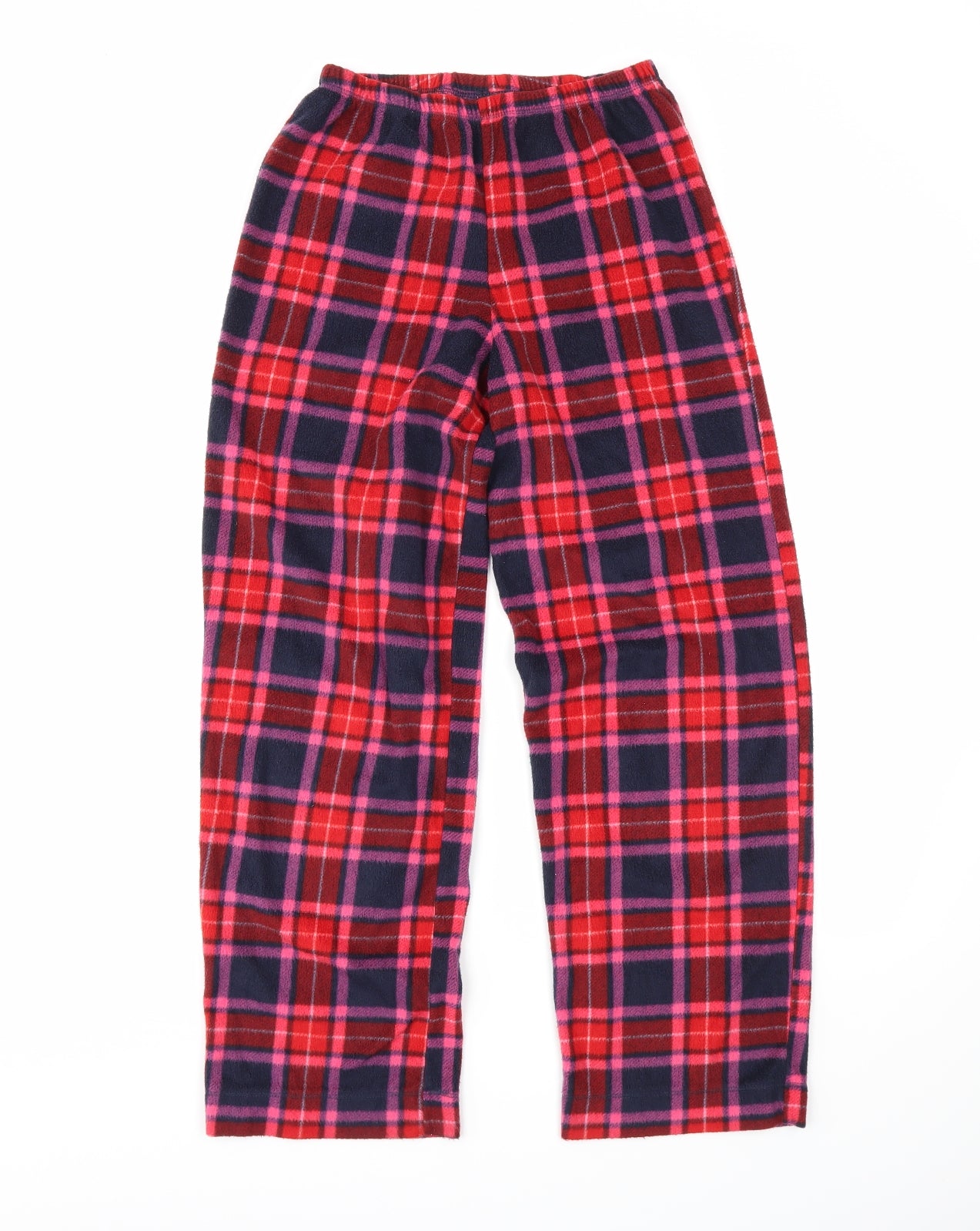 M&S Womens Red Plaid  Cami Pyjama Set Size 6