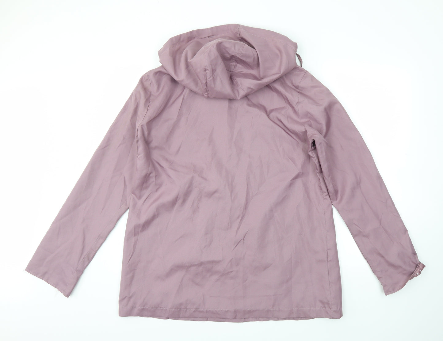 Anne De Lancay Womens Purple   Rain Coat Coat Size M