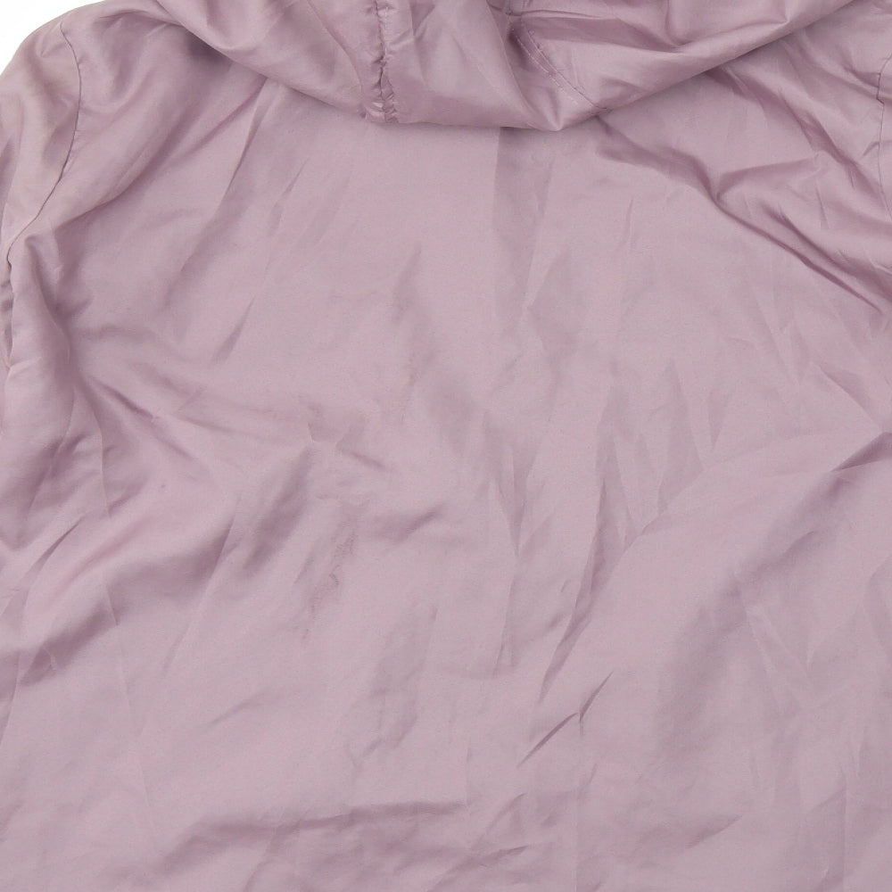 Anne De Lancay Womens Purple   Rain Coat Coat Size M