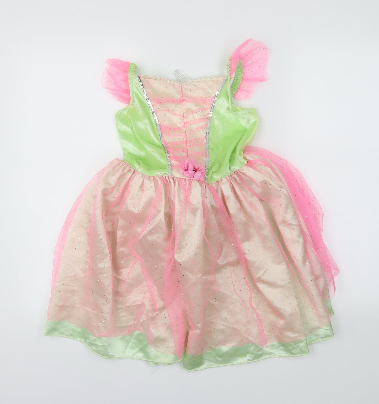 Disney Girls Green   Ball Gown  Size 6-7 Years  - Princess Tiana