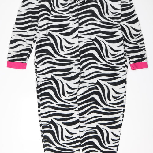 Tg Womens White Animal Print  Top One Piece Size XL