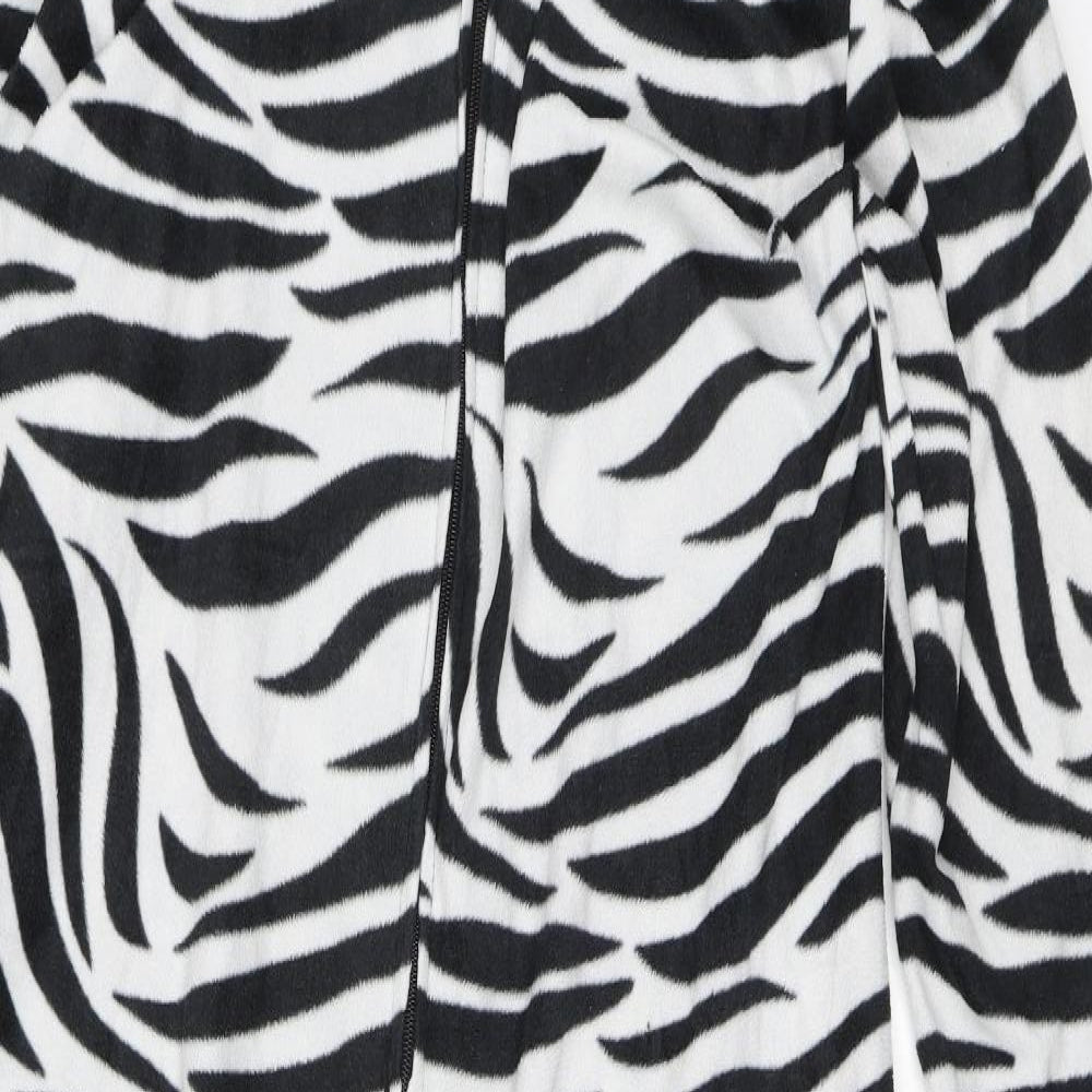 Tg Womens White Animal Print  Top One Piece Size XL