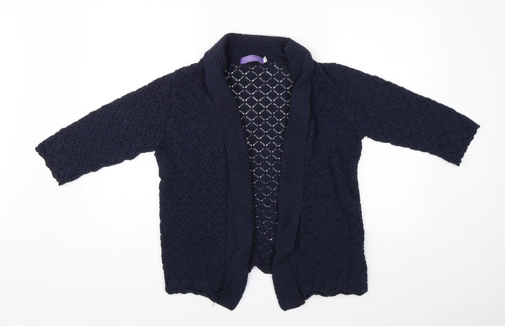 Autonomy Womens Blue Shrug Jumper Size M
