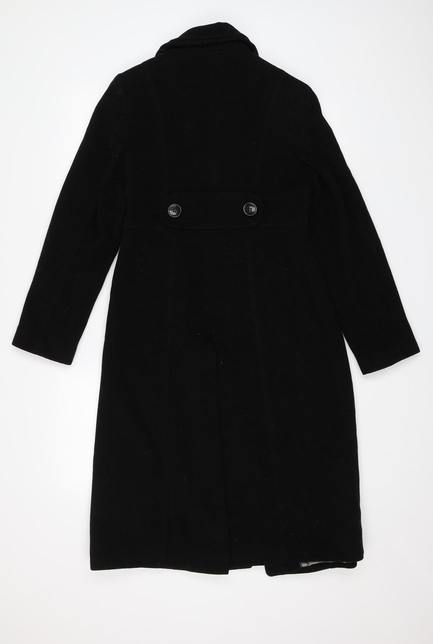 Marks and Spencer Womens Black   Trench Coat Jacket Size 8