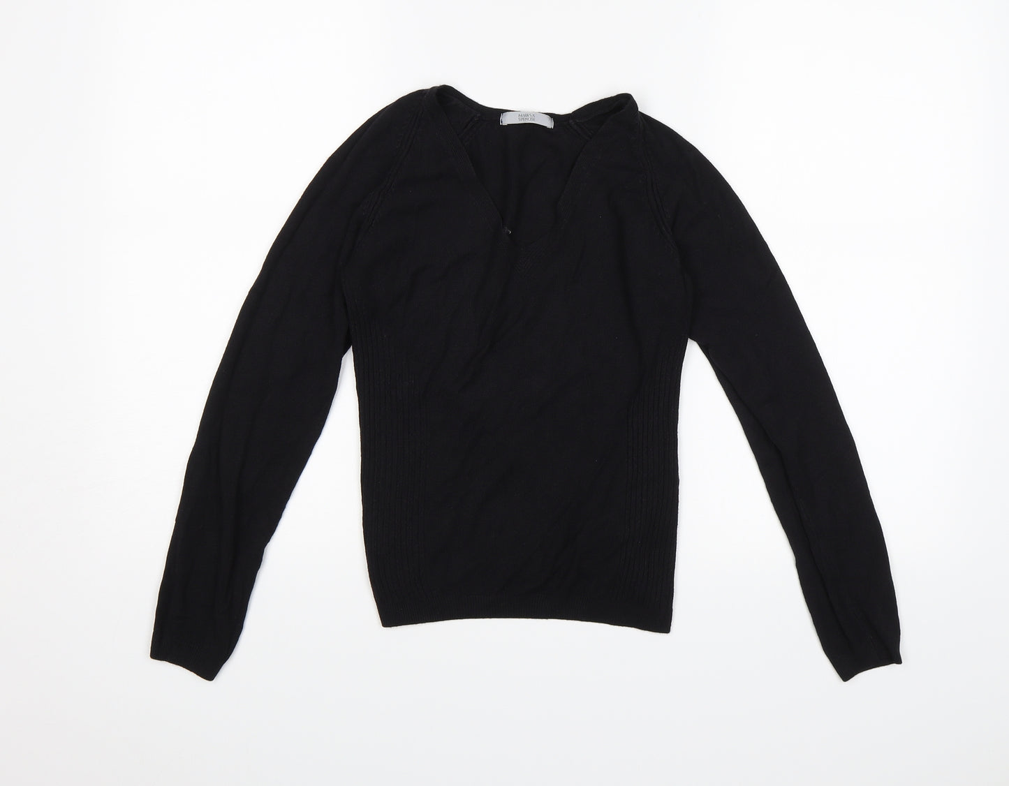 Marks and Spencer Womens Black   Pullover Jumper Size 12