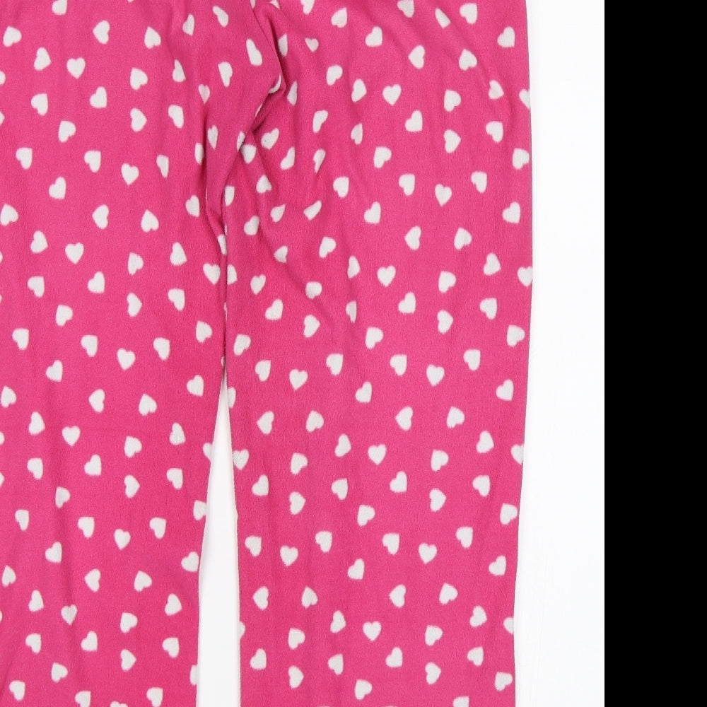 George Womens Pink Solid   Pyjama Pants Size 12  - Hearts