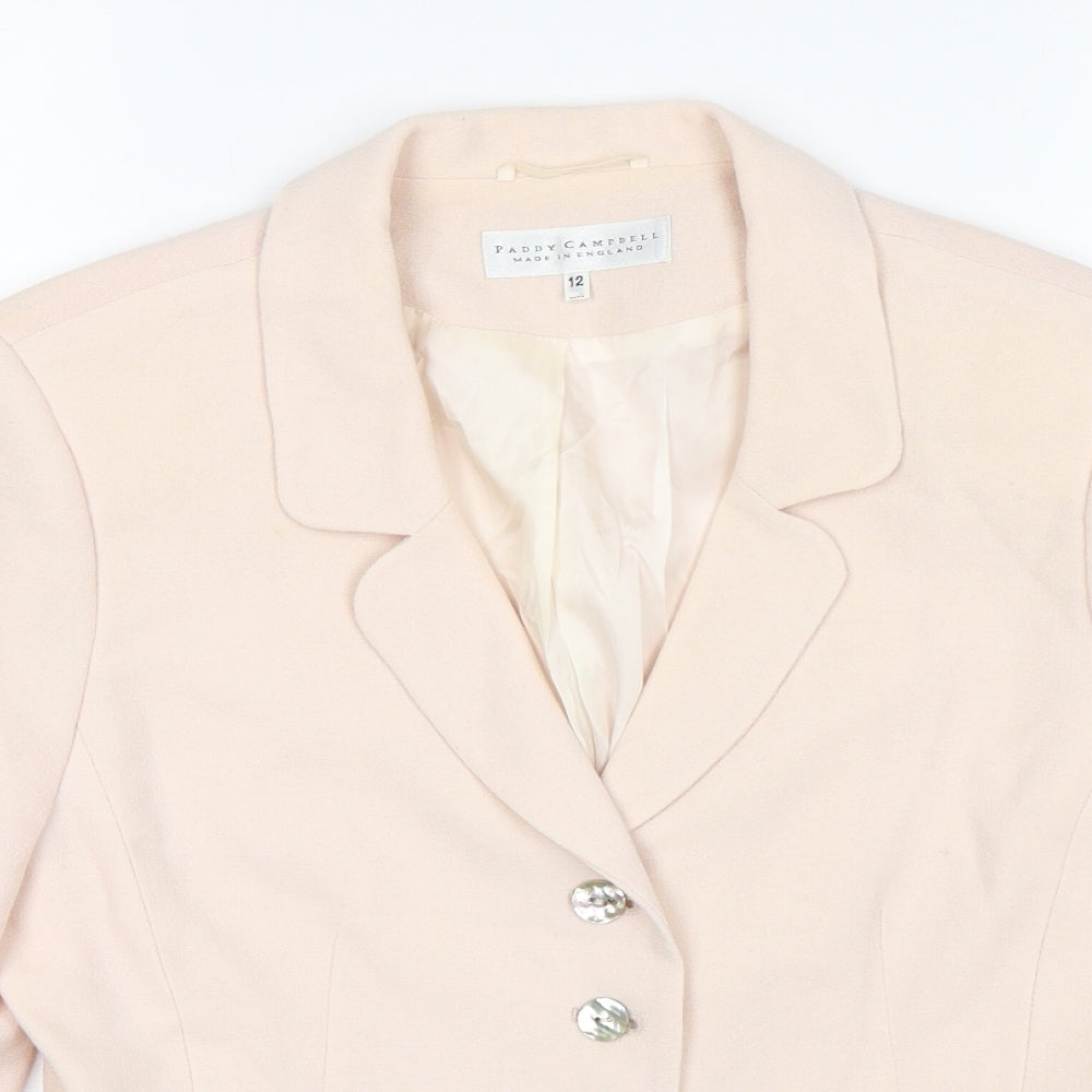 Paddy Campbell Womens Pink   Jacket Blazer Size 12