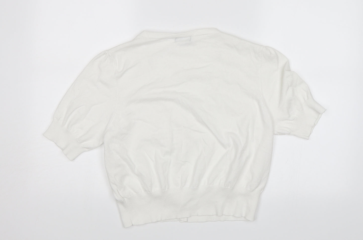 F&F Womens White   Cardigan Jumper Size 20