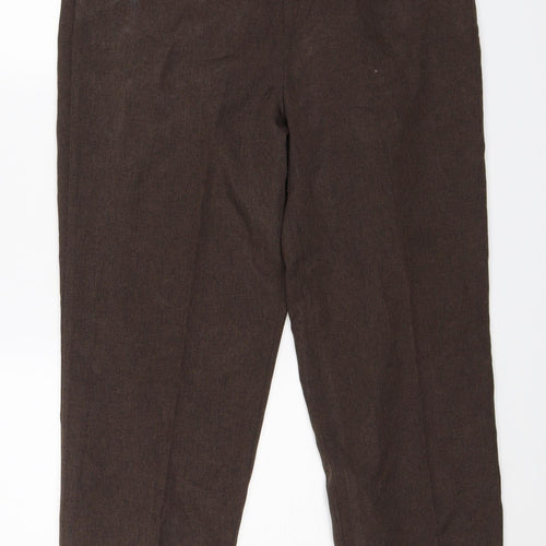 Bonmarché Womens Brown   Trousers  Size 14 L25 in