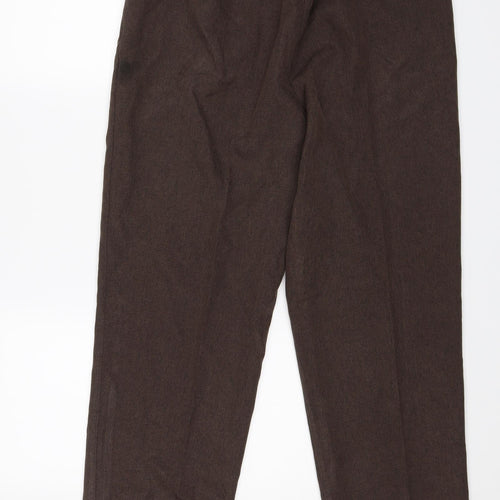 Bonmarché Womens Brown   Trousers  Size 14 L25 in